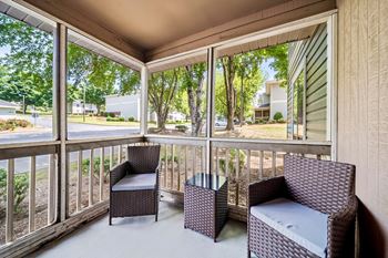 Spacious Balcony And Patio at Brandemere Apartment Homes, Winston Salem, North Carolina